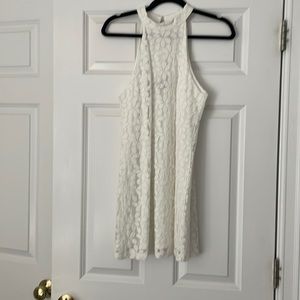 Lace short mini dress
